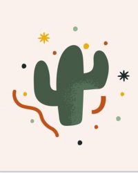 Muurdecoratie Cactus - Vetplant - Zomer - 180x120 cm - Tuinposter