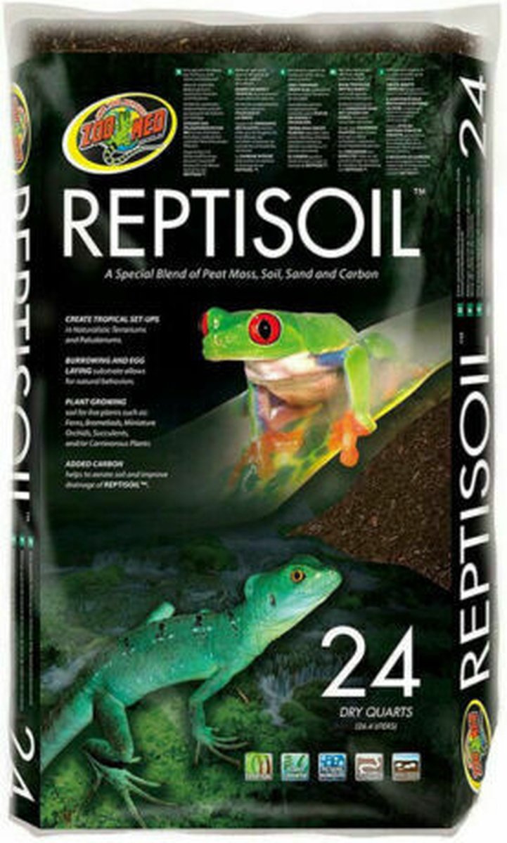 Reptisoil 26,4l aarde of potgrond voor reptielen, bloemen, planten